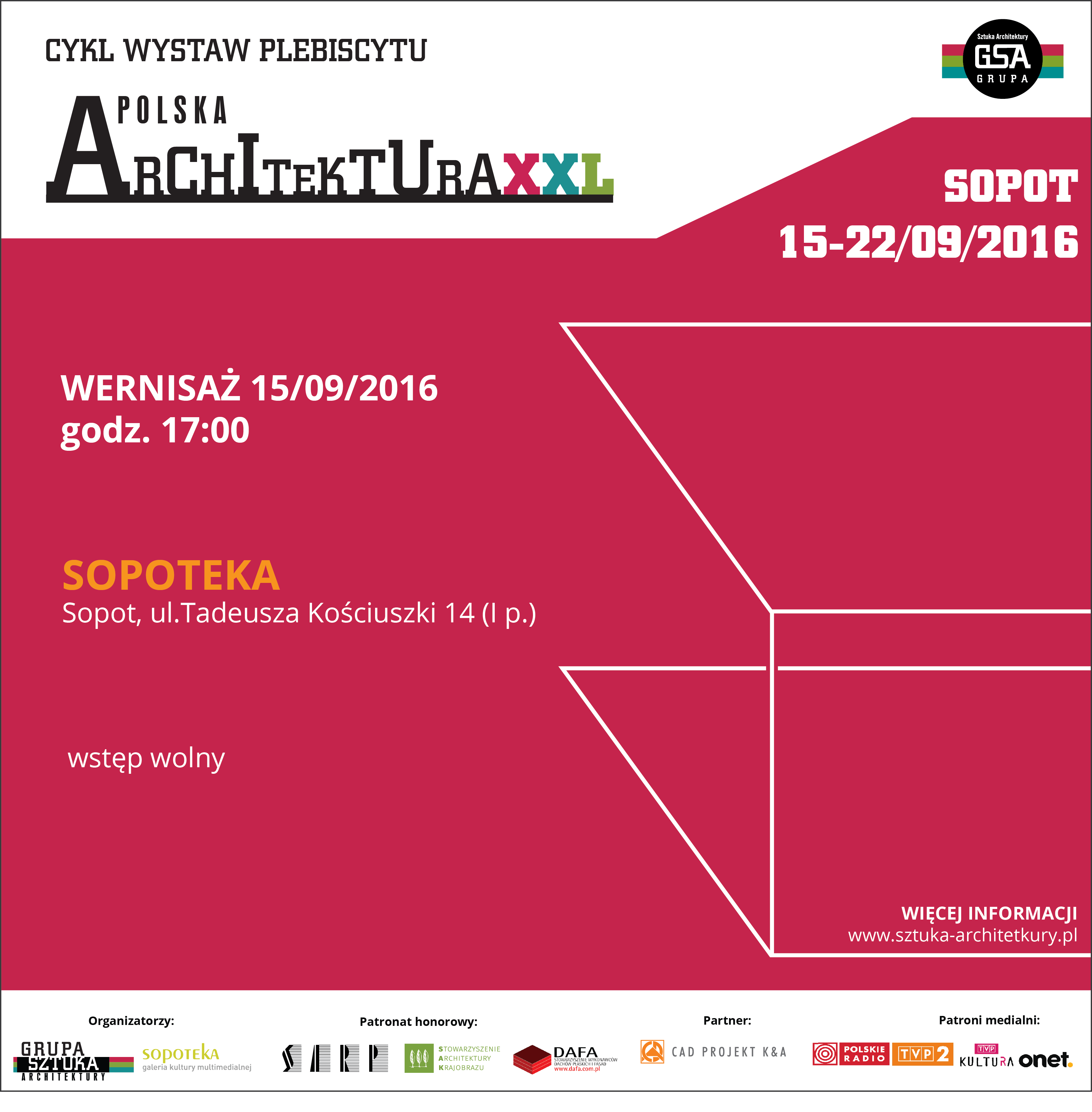WYSTAWA POLSKA ARCHITEKTURA 2015 W SOPOCIE