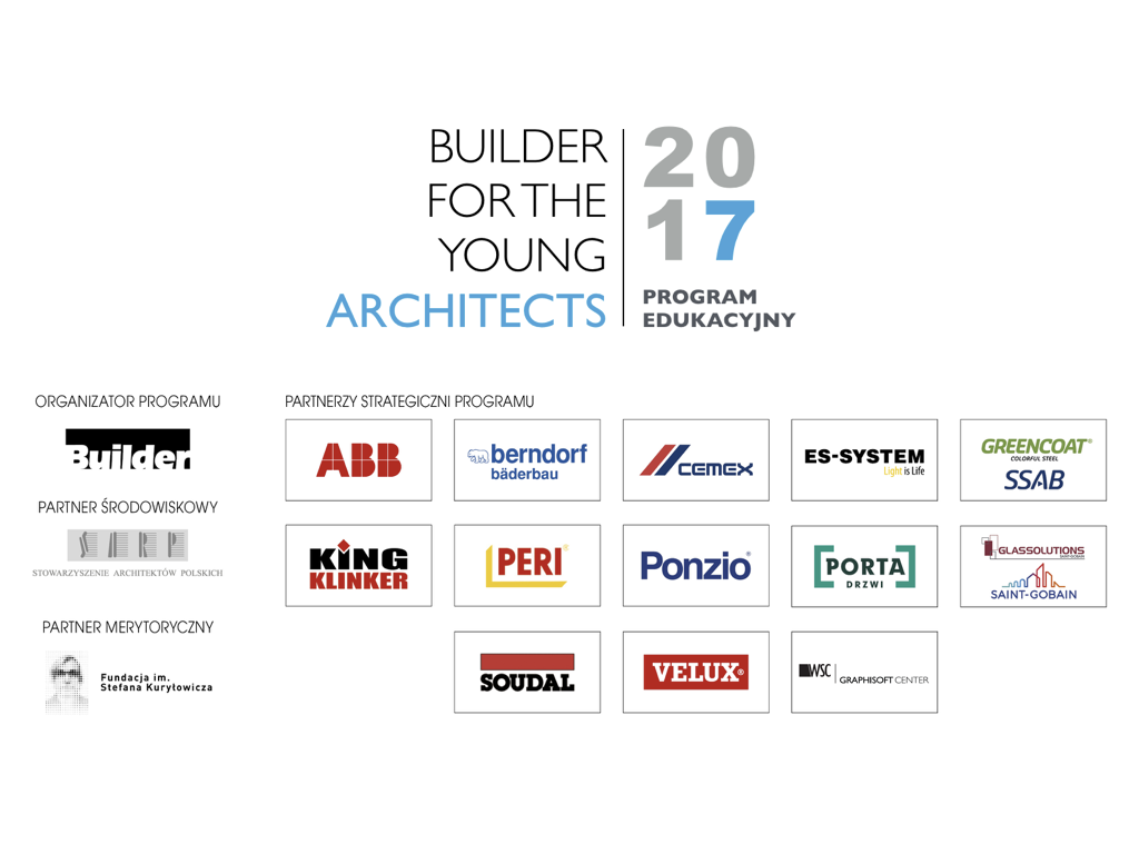 BUILDER FOR THE YOUNG ARCHITECTS