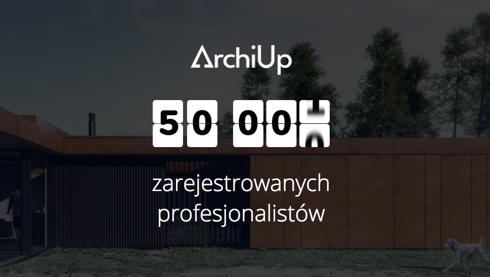 Serwis ArchiUp zgromadził już ponad 50 000 architektów i projektantów