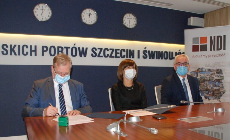 Inwestycja ZMPSiŚ w porcie Szczecin w rejonie Kanału Dębickiego – kontrakt z wykonawcą firmą NDI podpisany