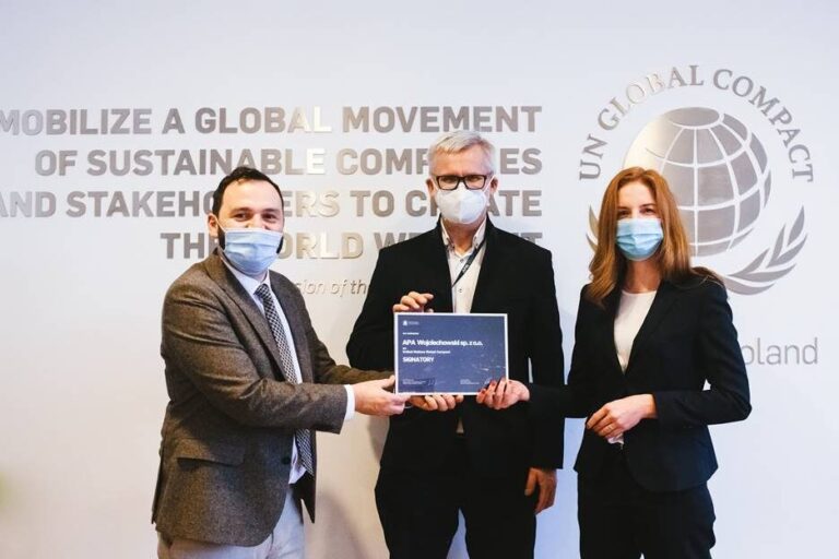 APA WOJCIECHOWSKI OFICJALNIE DOŁĄCZYŁA DO UNITED NATIONS GLOBAL COMPACT
