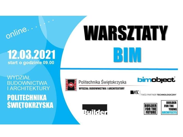 PIERWSZE WARSZTATY BIM W LETNIM SEMESTRZE