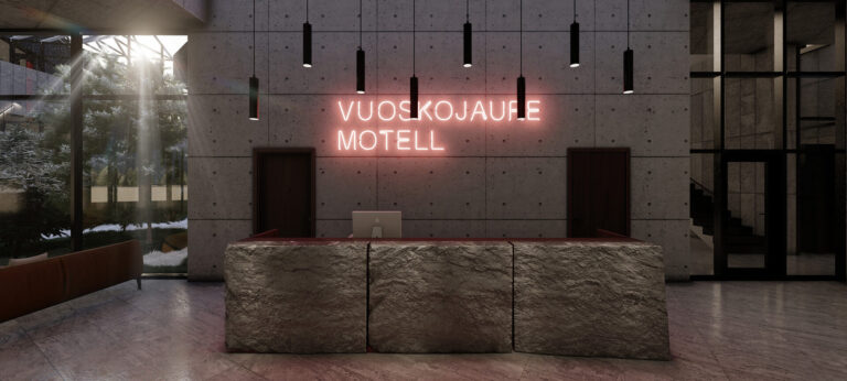 Vuoskojaure Motell w Szwecji