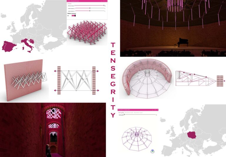 Konstrukcje tensegrity w obiektach historycznych, projektowanie parametryczne i optymalizacja
