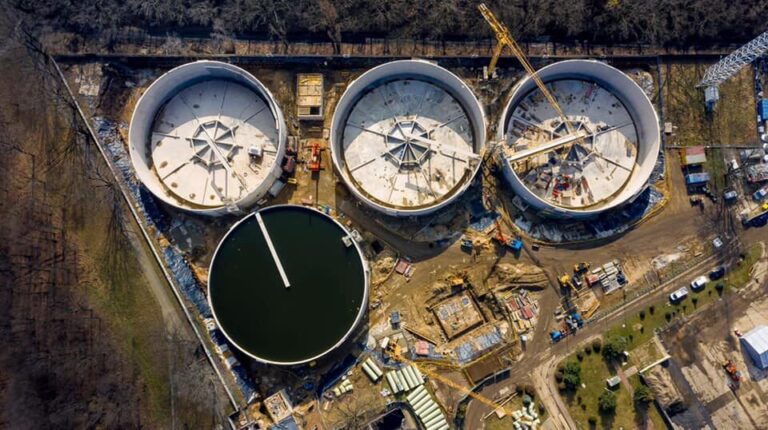 Największy w Europie system zbiorników retencyjnych wykonanych z betonu sprężonego