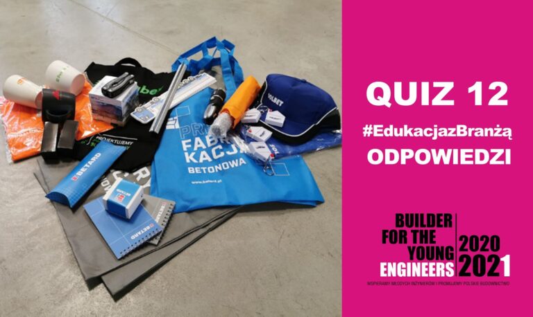 WYNIKI QUIZU 12 #EDUKACJAZBRANŻĄ