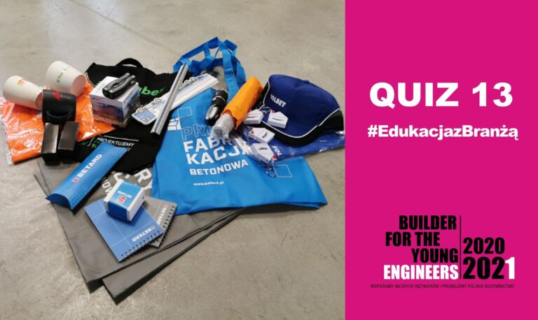 QUIZ 13 #EDUKACJAZBRANŻĄ