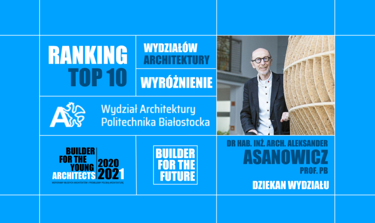 WYRÓŻNIENIE W RANKINGU TOP10 FOR THE FUTURE 2020/21