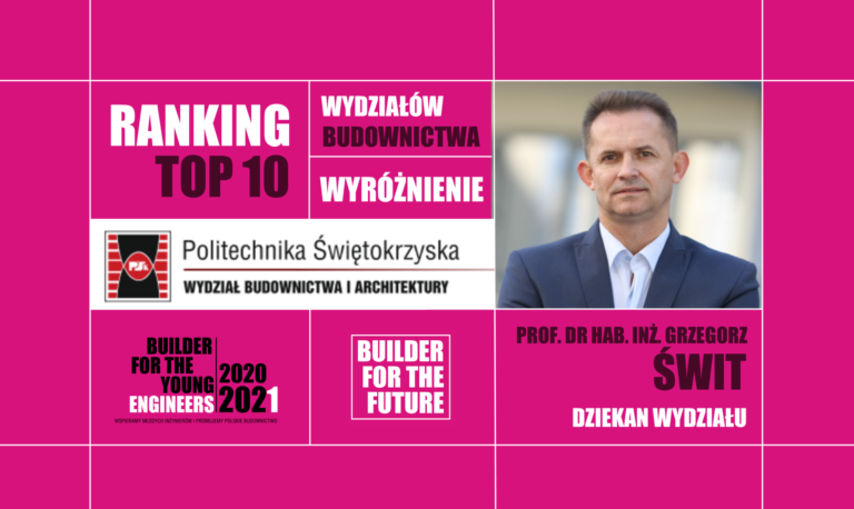 WYRÓŻNIENIE W RANKINGU TOP10 FOR THE FUTURE 2020/21