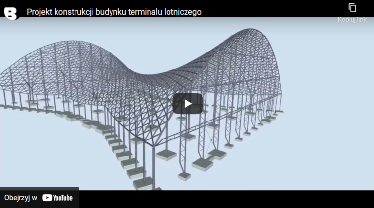 PROJEKT KONSTRUKCJI BUDYNKU TERMINALU LOTNICZEGO