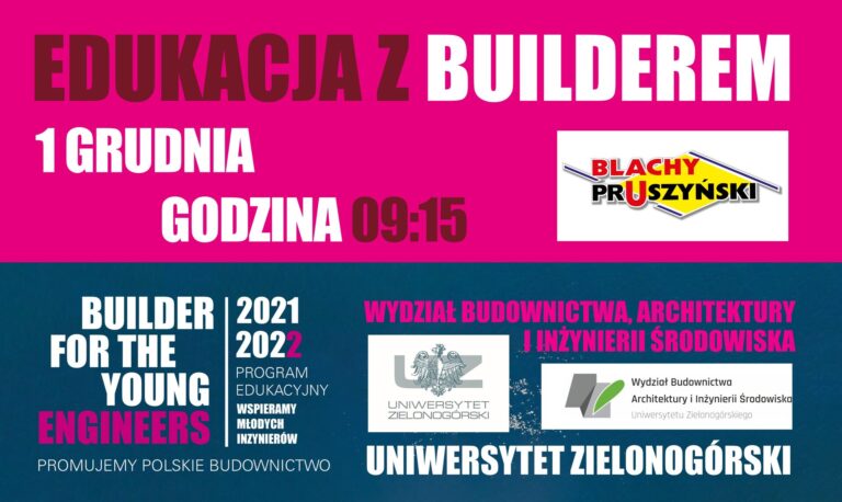 EDUKACJA Z BUILDEREM – WYKŁAD BRANŻOWY Z FIRMĄ PRUSZYŃSKI