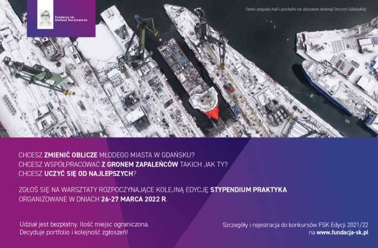 NABÓR DO NOWEJ EDYCJI PROGRAMÓW FUNDACJI IM. STEFANA KURYŁOWICZA
