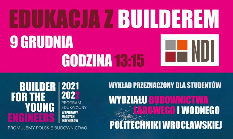 EDUKACJA Z BUILDEREM – WYKŁAD BRANŻOWY Z GRUPĄ NDI