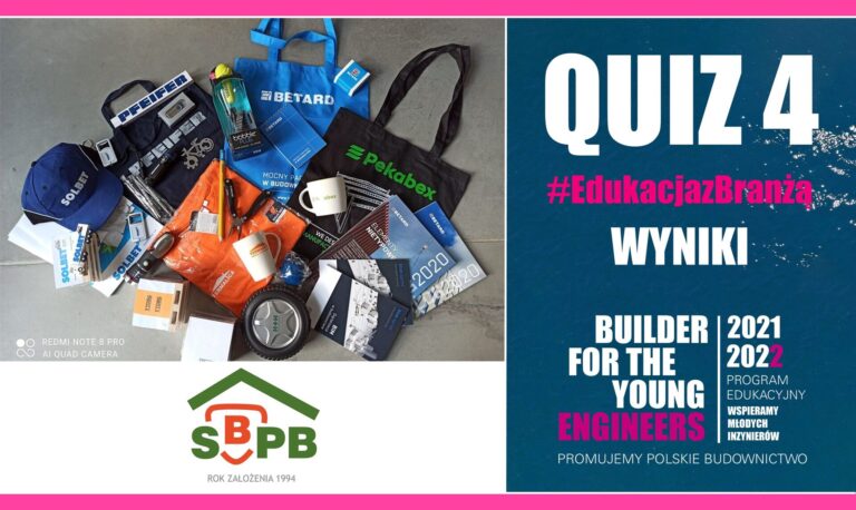 WYNIKI QUIZU 4 – EDUKACJA Z BRANŻĄ