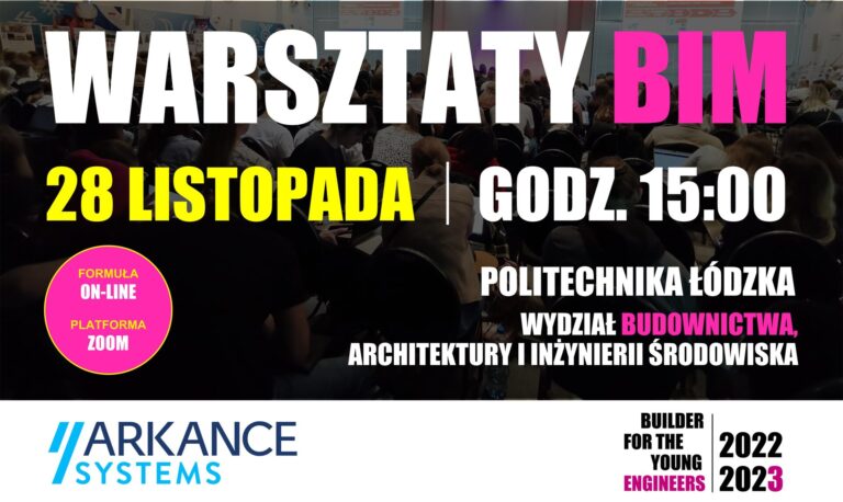 WARSZTATY BIM Z ARKANCE SYSTEMS POLAND – 28 LISTOPADA