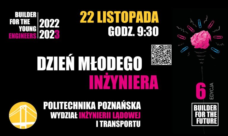 JUŻ 22 LISTOPADA – DZIEŃ MŁODEGO INŻYNIERA NA POLITECHNICE POZNAŃSKIEJ