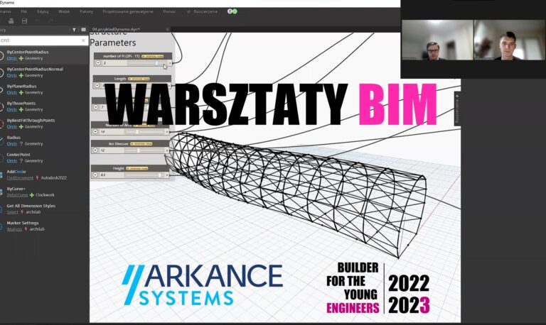 WARSZTATY BIM Z ARKANCE SYSTEMS POLAND – POLITECHNIKA ŁÓDZKA