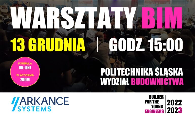 WARSZTATY BIM Z ARKANCE SYSTEMS POLAND – 13 GRUDNIA