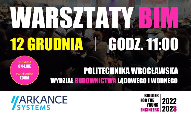 WARSZTATY BIM Z ARKANCE SYSTEMS POLAND – 12 GRUDNIA