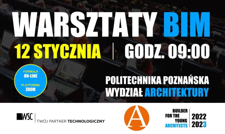 WARSZTATY BIM Z WSC WITOLD SZYMANIK – 12 STYCZNIA