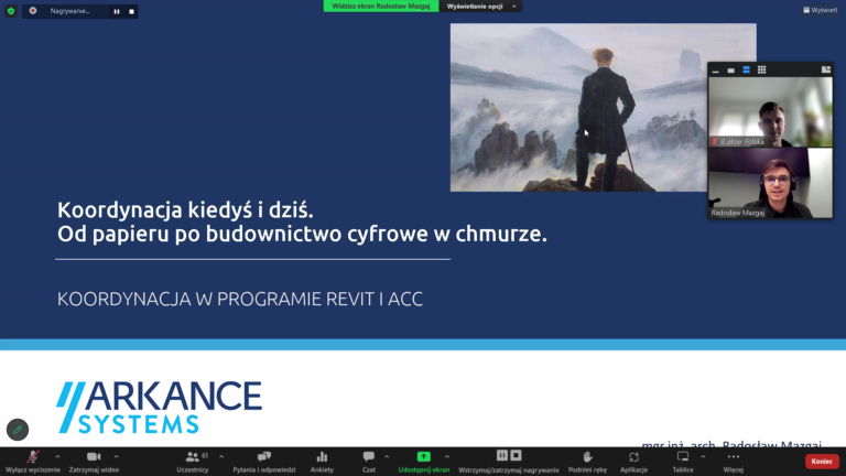 ZA NAMI PIERWSZE W TYM SEMESTRZE WARSZTATY BIM