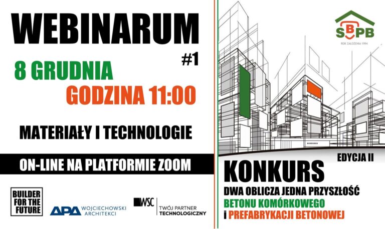 WEBINARIUM SPB #1 – MATERIAŁY I TECHNOLOGIE