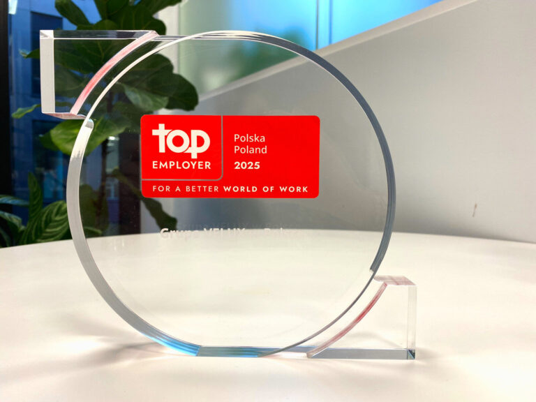 35 lat troski o pracowników – Grupa VELUX w Polsce z tytułem Top Employer 2025