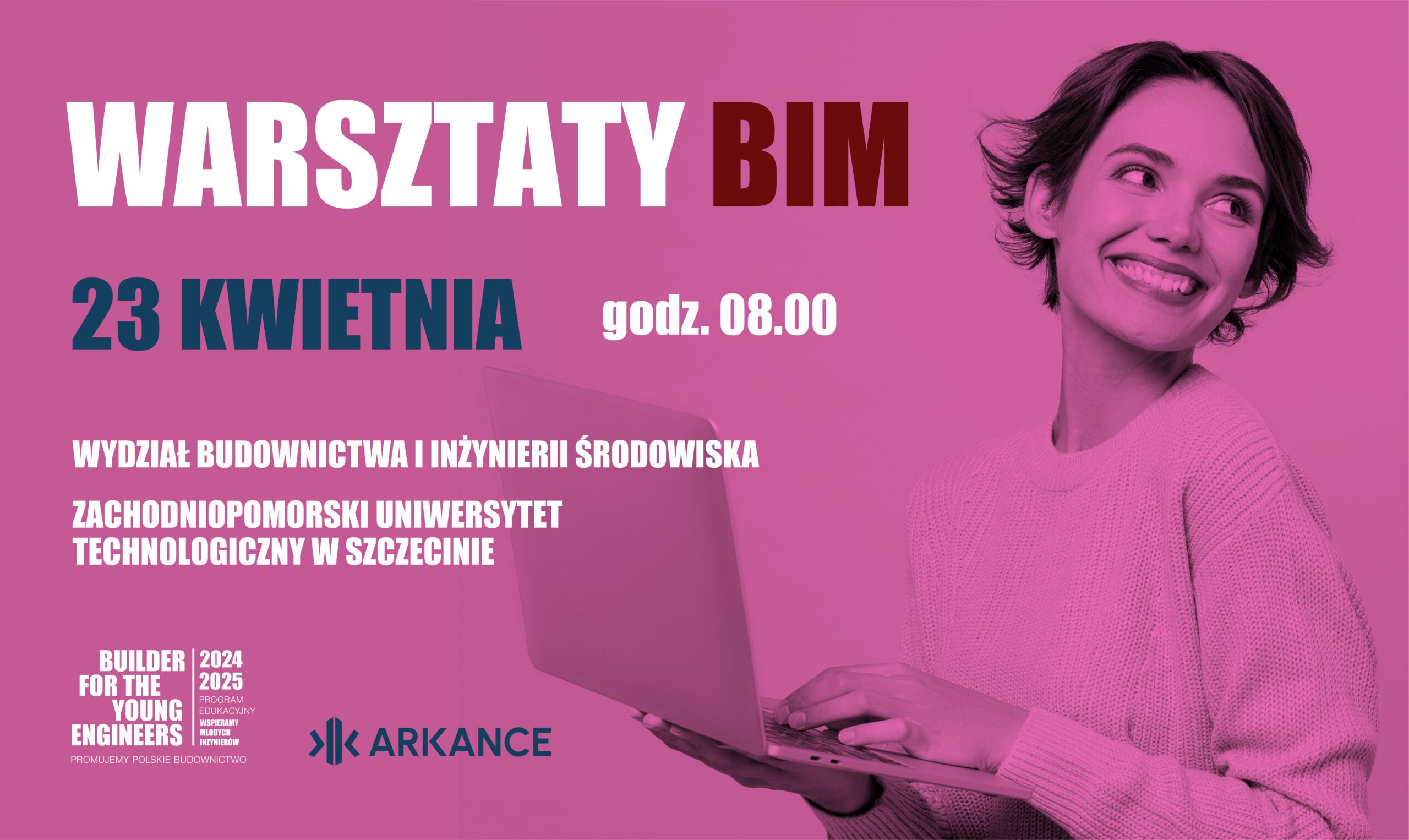 WARSZTATY BIM 23 KWIETNIA, GODZ. 8.00 – ZAPRASZAMY!