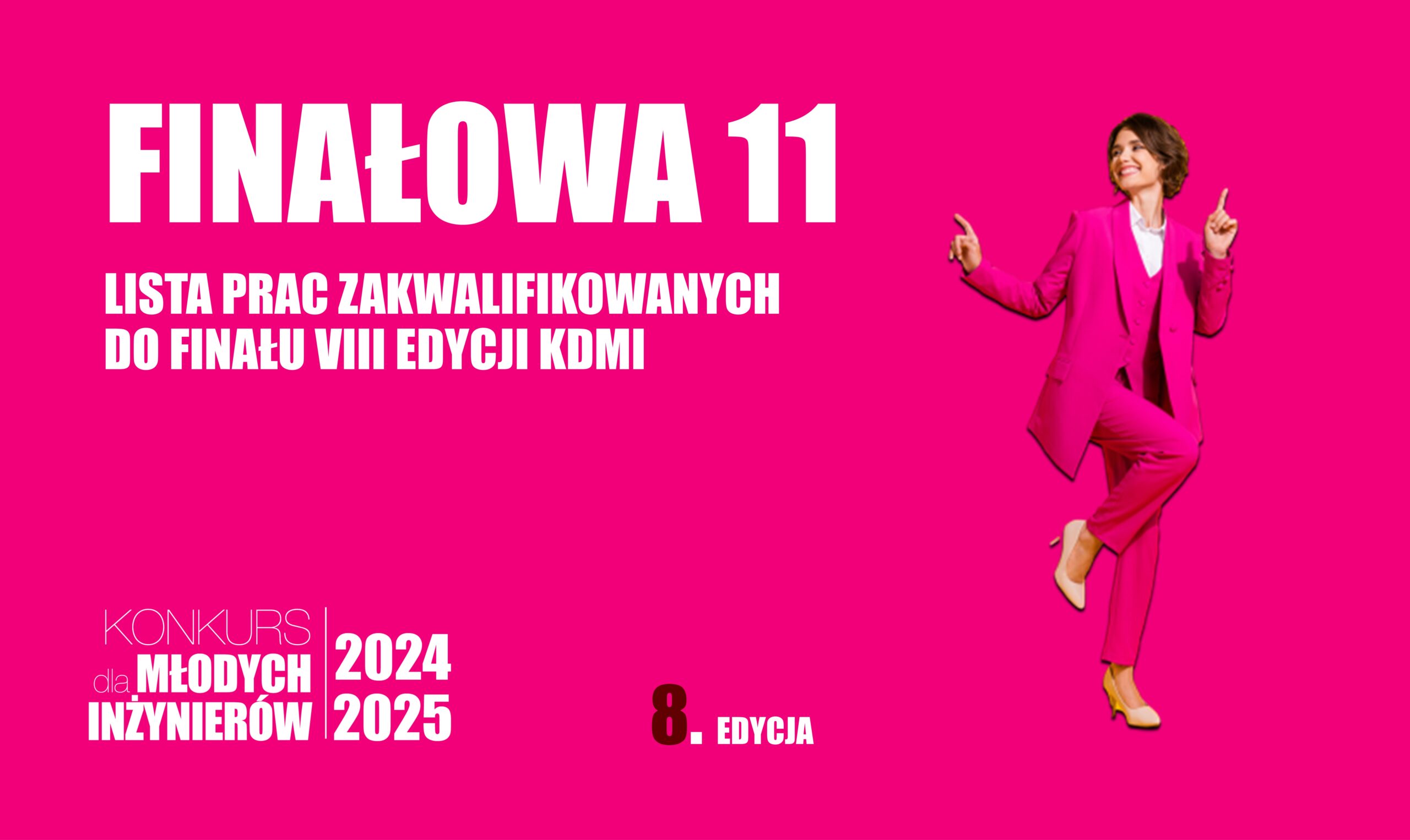 LISTA PRAC ZAKWALIKOWANYCH DO FINAŁU VIII EDYCJI KDMI