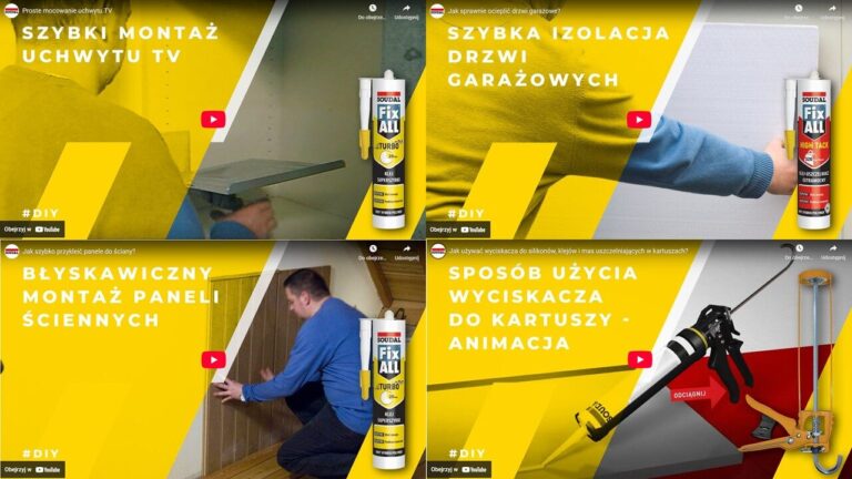 Filmy instruktażowe firmy Soudal