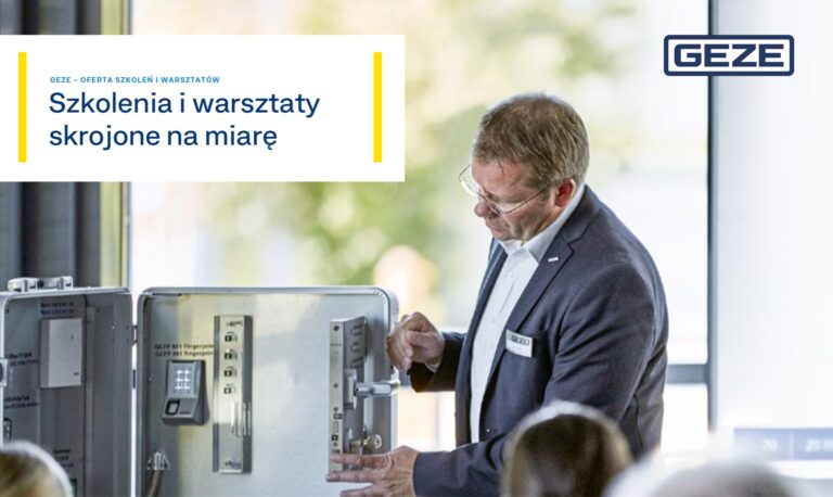 Szkolenia i warsztaty skrojone na miarę – GEZE POLSKA
