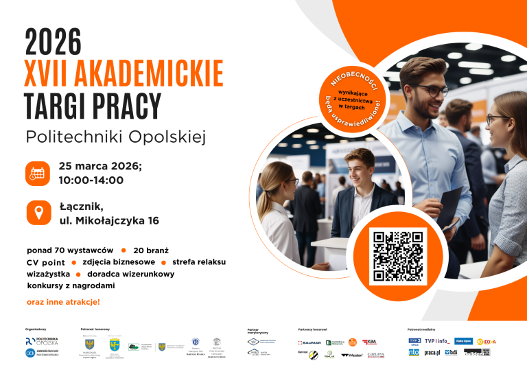 Kariera na wyciągnięcie ręki. Akademickie Targi Pracy już 25 marca na Politechnice Opolskiej