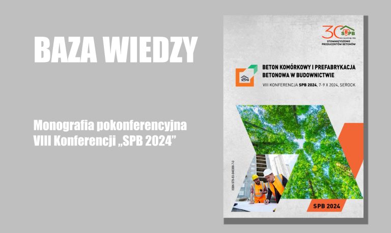 Monografia pokonferencyjna VIII Konferencji „SPB 2024”
